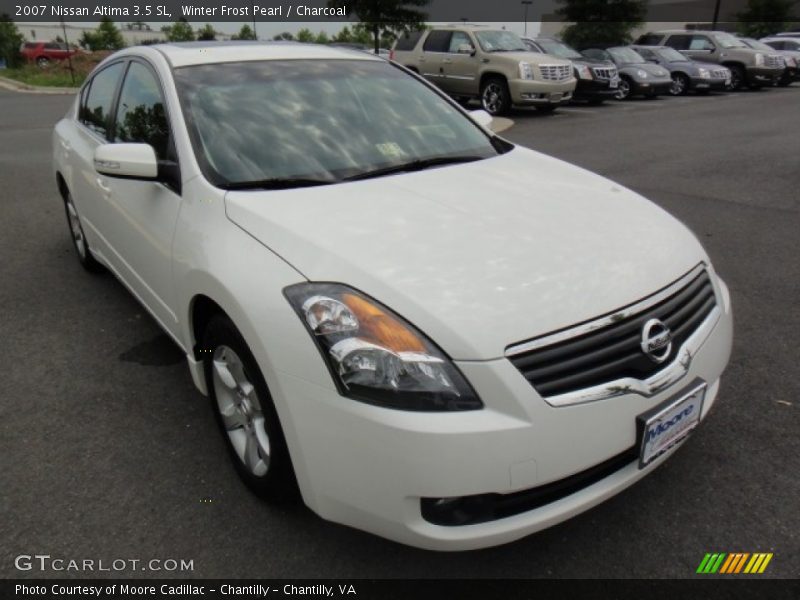 Winter Frost Pearl / Charcoal 2007 Nissan Altima 3.5 SL