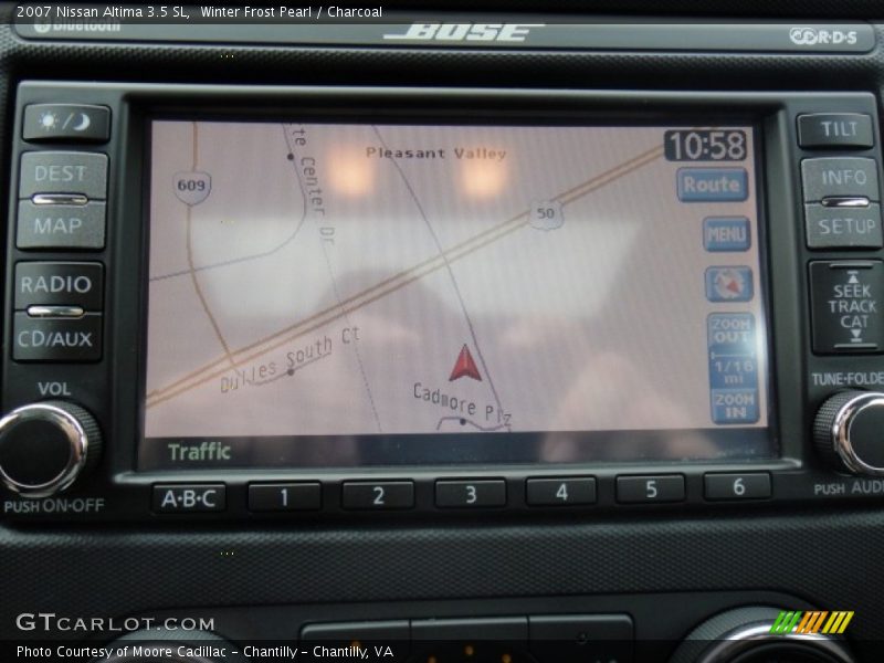 Winter Frost Pearl / Charcoal 2007 Nissan Altima 3.5 SL