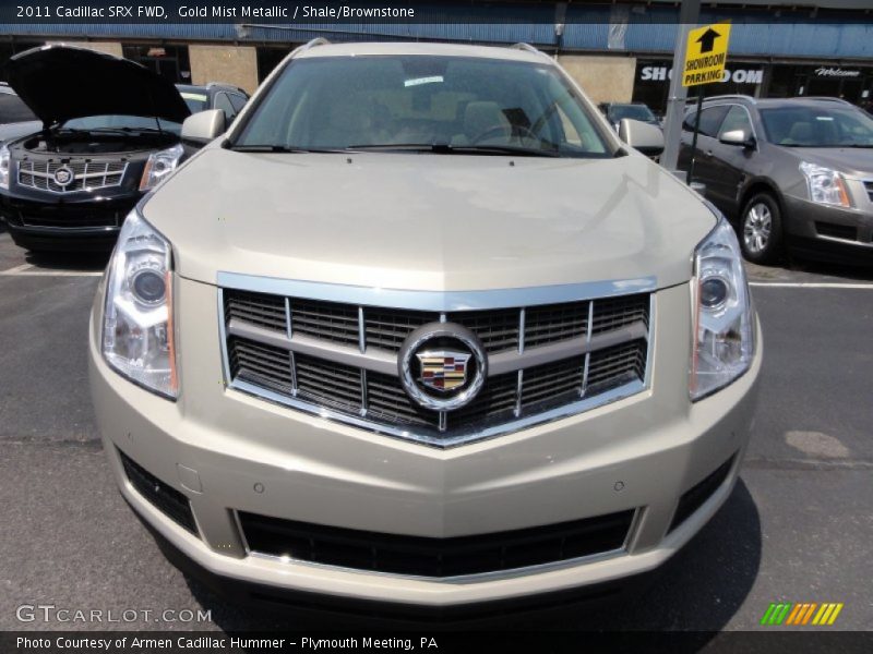 Gold Mist Metallic / Shale/Brownstone 2011 Cadillac SRX FWD