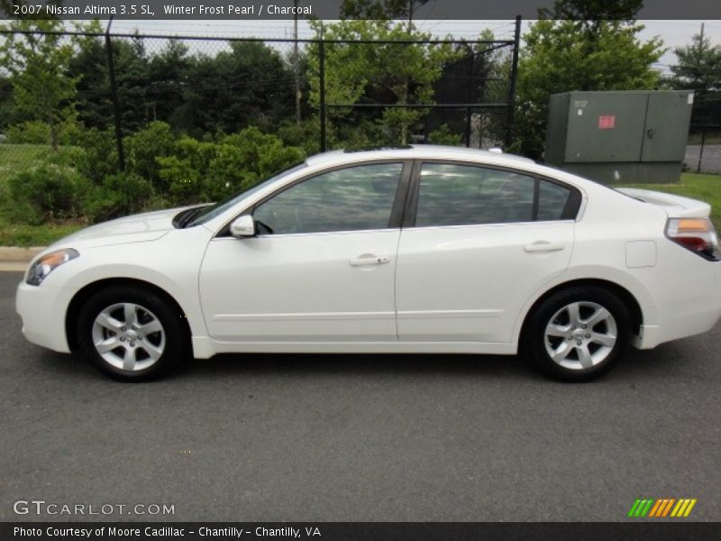 Winter Frost Pearl / Charcoal 2007 Nissan Altima 3.5 SL