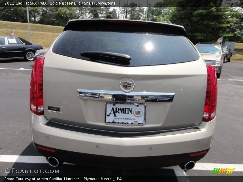 Gold Mist Metallic / Shale/Brownstone 2011 Cadillac SRX FWD