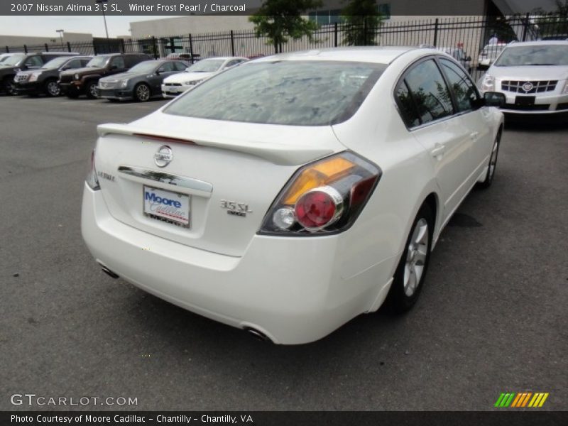 Winter Frost Pearl / Charcoal 2007 Nissan Altima 3.5 SL