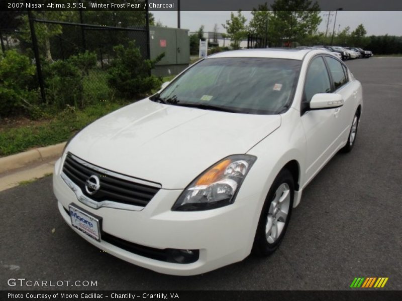 Winter Frost Pearl / Charcoal 2007 Nissan Altima 3.5 SL