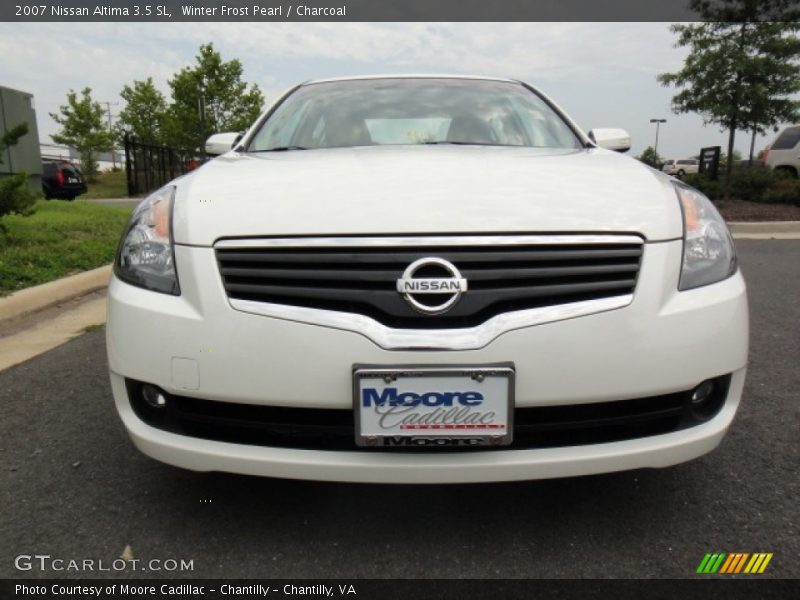 Winter Frost Pearl / Charcoal 2007 Nissan Altima 3.5 SL