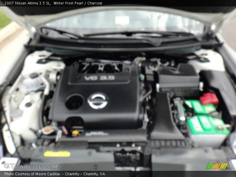 Winter Frost Pearl / Charcoal 2007 Nissan Altima 3.5 SL