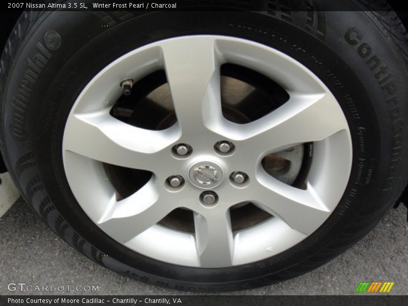Winter Frost Pearl / Charcoal 2007 Nissan Altima 3.5 SL