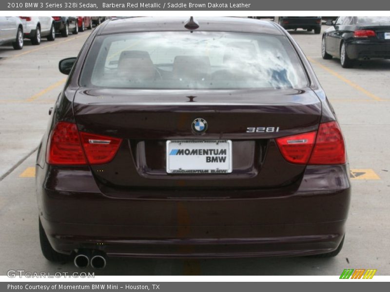 Barbera Red Metallic / Saddle Brown Dakota Leather 2010 BMW 3 Series 328i Sedan