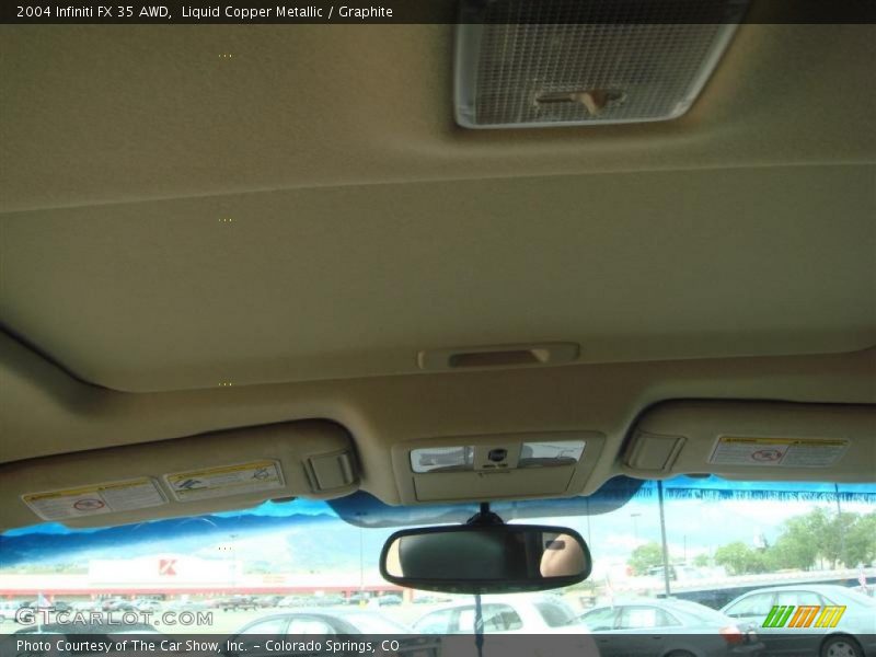 Liquid Copper Metallic / Graphite 2004 Infiniti FX 35 AWD