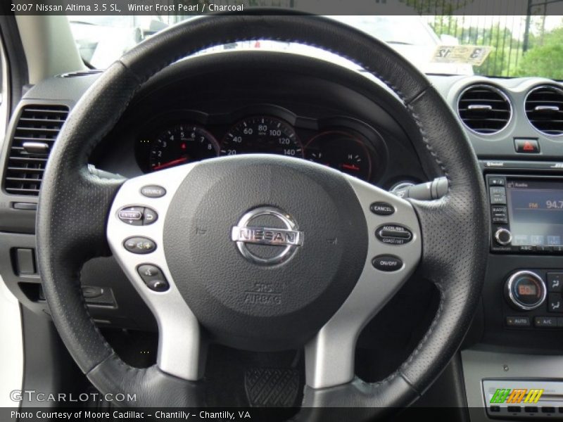 Winter Frost Pearl / Charcoal 2007 Nissan Altima 3.5 SL