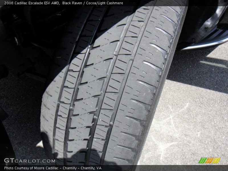 Black Raven / Cocoa/Light Cashmere 2008 Cadillac Escalade ESV AWD