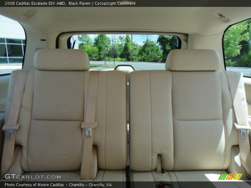 Black Raven / Cocoa/Light Cashmere 2008 Cadillac Escalade ESV AWD