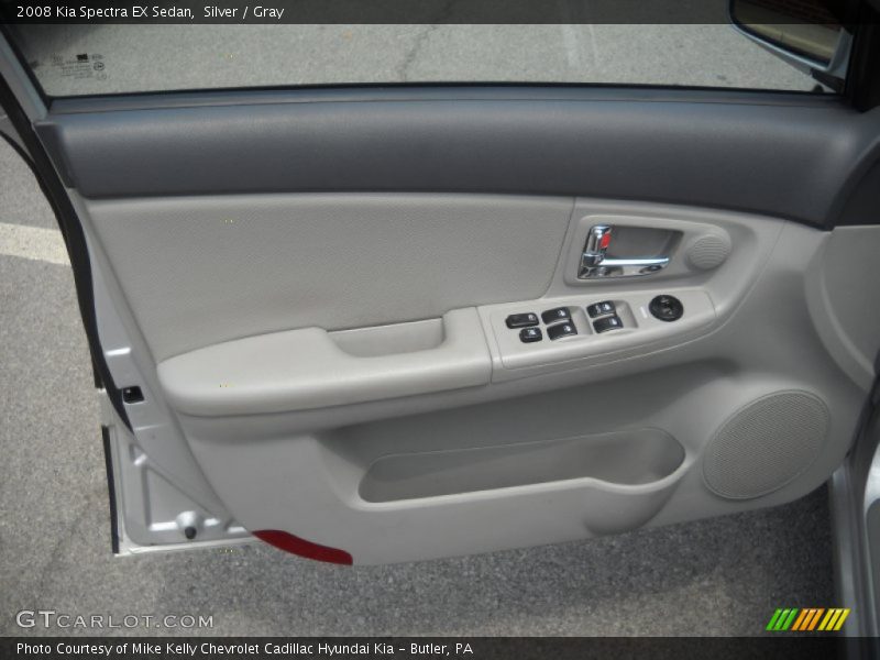 Silver / Gray 2008 Kia Spectra EX Sedan