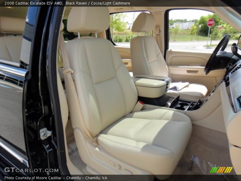 Black Raven / Cocoa/Light Cashmere 2008 Cadillac Escalade ESV AWD