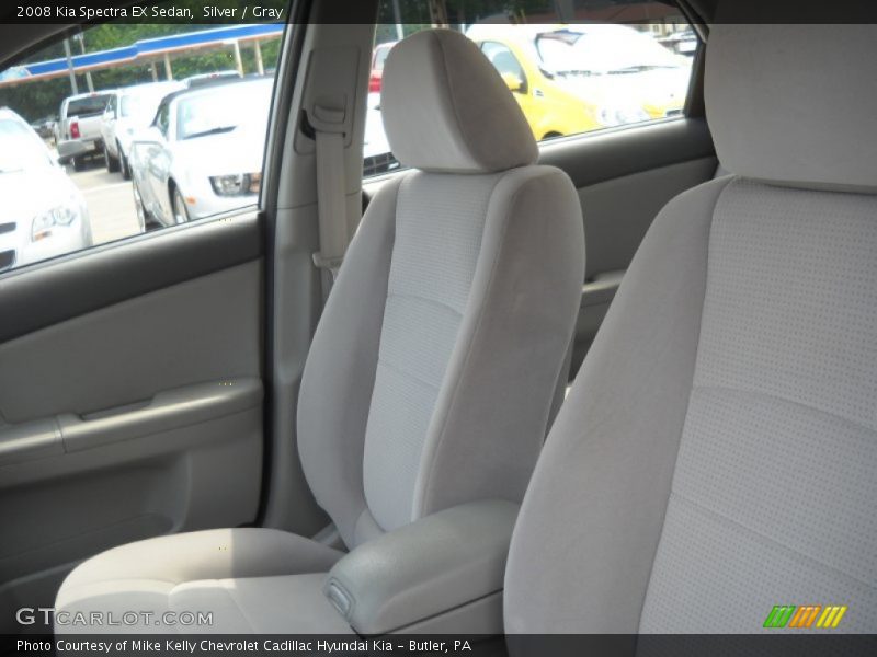 Silver / Gray 2008 Kia Spectra EX Sedan