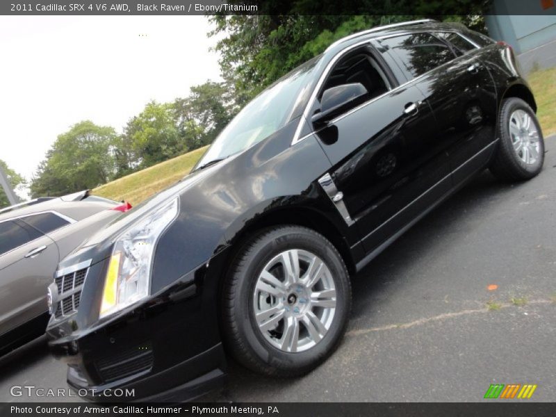 Black Raven / Ebony/Titanium 2011 Cadillac SRX 4 V6 AWD