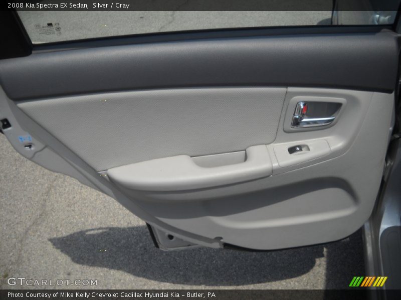 Silver / Gray 2008 Kia Spectra EX Sedan