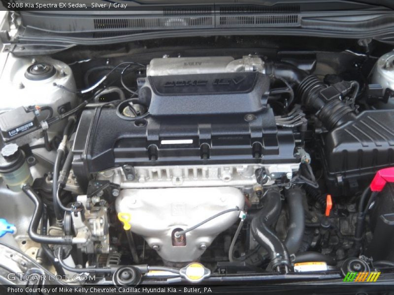 Silver / Gray 2008 Kia Spectra EX Sedan