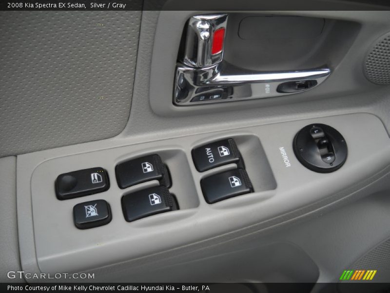 Silver / Gray 2008 Kia Spectra EX Sedan