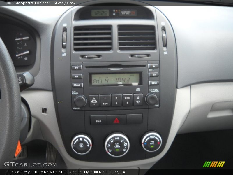 Silver / Gray 2008 Kia Spectra EX Sedan
