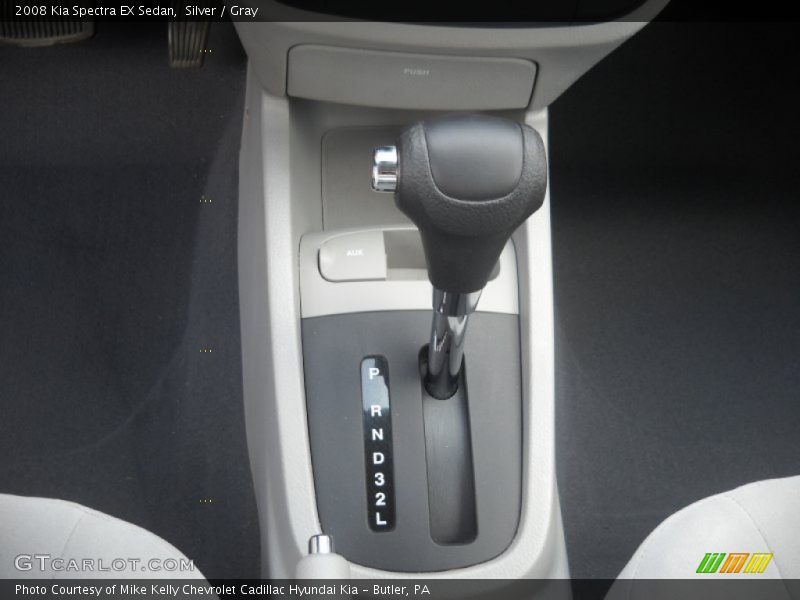 Silver / Gray 2008 Kia Spectra EX Sedan