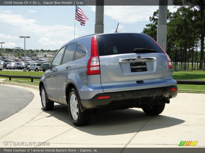 Glacier Blue Metallic / Gray 2008 Honda CR-V EX-L