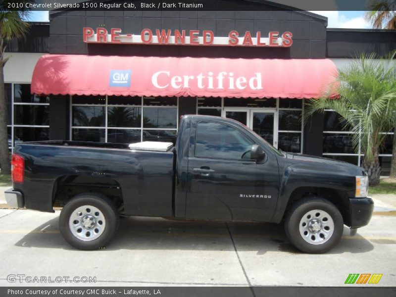 Black / Dark Titanium 2010 Chevrolet Silverado 1500 Regular Cab