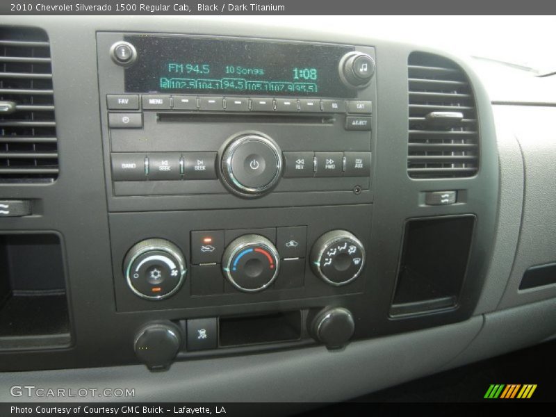 Black / Dark Titanium 2010 Chevrolet Silverado 1500 Regular Cab