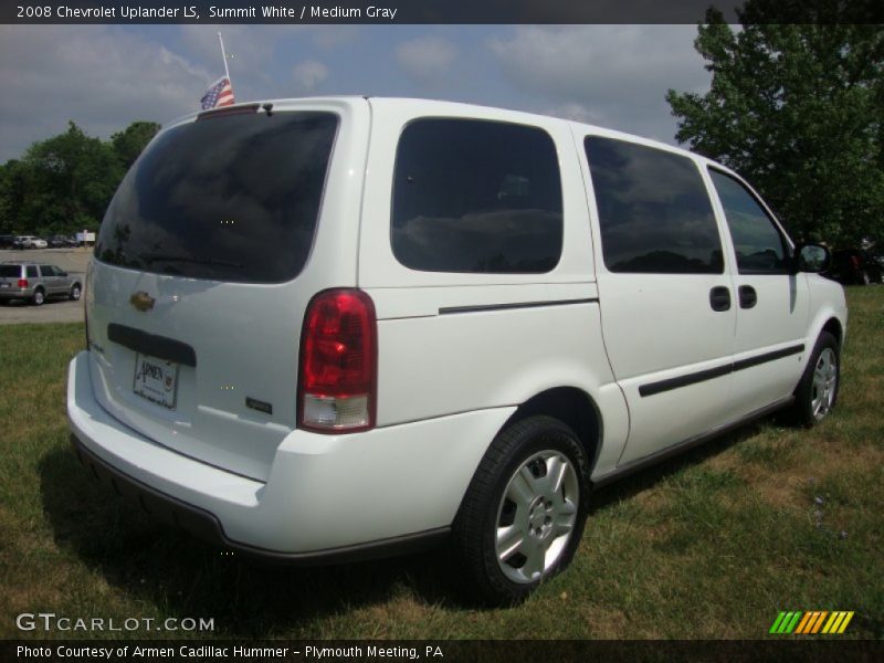 Summit White / Medium Gray 2008 Chevrolet Uplander LS