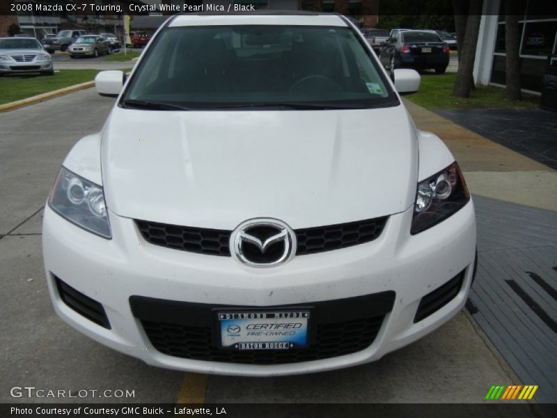 Crystal White Pearl Mica / Black 2008 Mazda CX-7 Touring