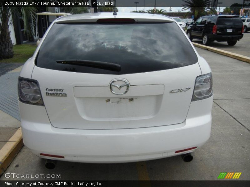 Crystal White Pearl Mica / Black 2008 Mazda CX-7 Touring