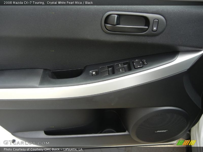 Crystal White Pearl Mica / Black 2008 Mazda CX-7 Touring