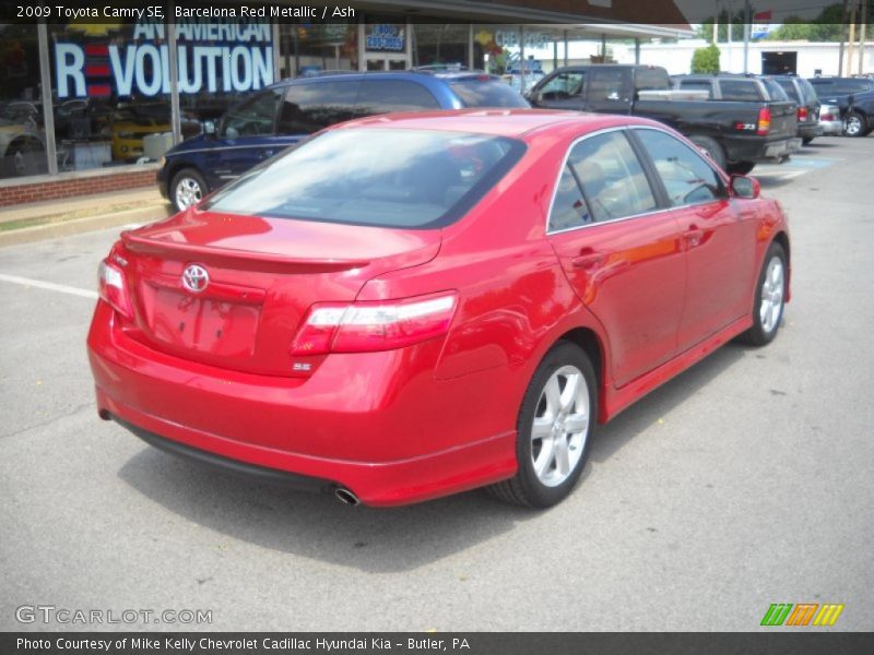 Barcelona Red Metallic / Ash 2009 Toyota Camry SE