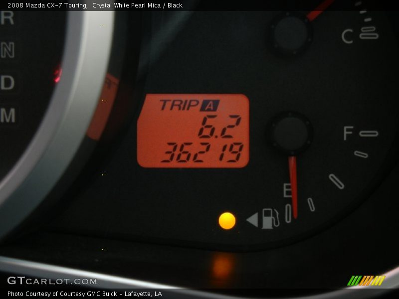 Crystal White Pearl Mica / Black 2008 Mazda CX-7 Touring