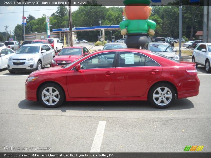 Barcelona Red Metallic / Ash 2009 Toyota Camry SE