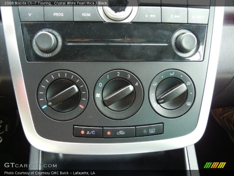 Crystal White Pearl Mica / Black 2008 Mazda CX-7 Touring