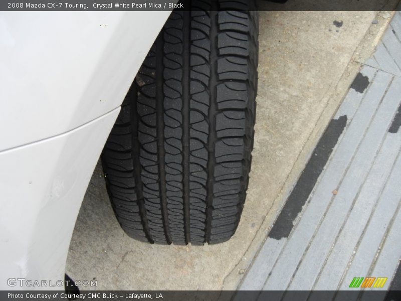 Crystal White Pearl Mica / Black 2008 Mazda CX-7 Touring
