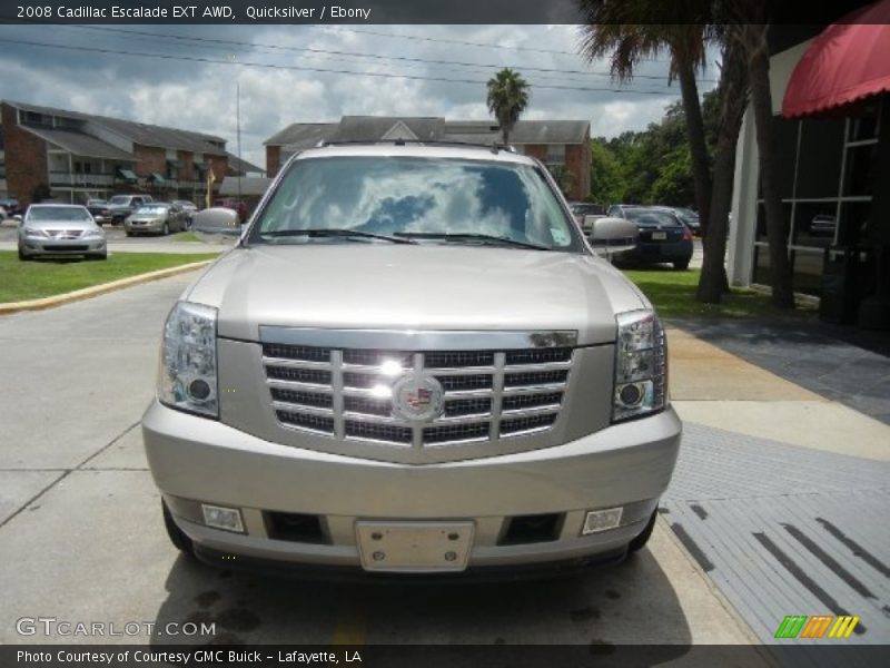 Quicksilver / Ebony 2008 Cadillac Escalade EXT AWD