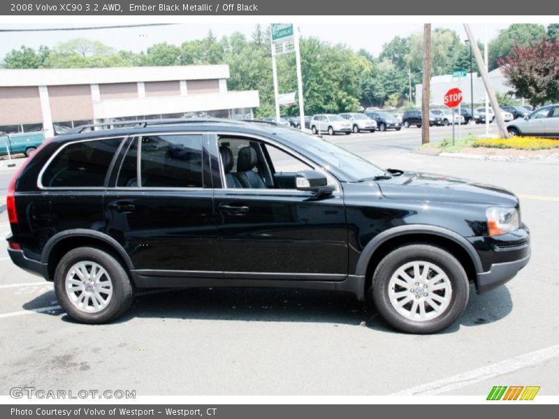 Ember Black Metallic / Off Black 2008 Volvo XC90 3.2 AWD