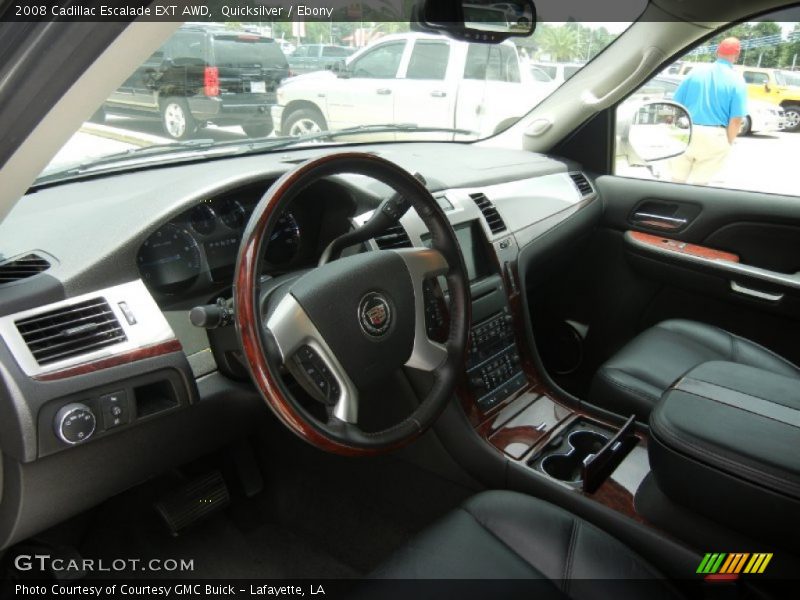 Quicksilver / Ebony 2008 Cadillac Escalade EXT AWD