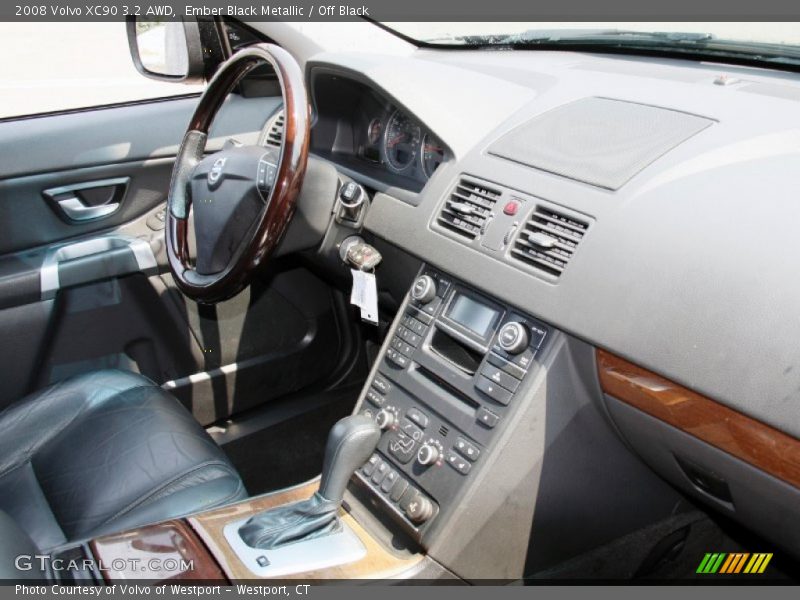 Ember Black Metallic / Off Black 2008 Volvo XC90 3.2 AWD