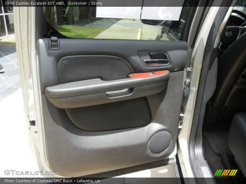 Quicksilver / Ebony 2008 Cadillac Escalade EXT AWD