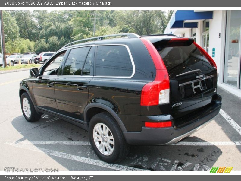 Ember Black Metallic / Off Black 2008 Volvo XC90 3.2 AWD