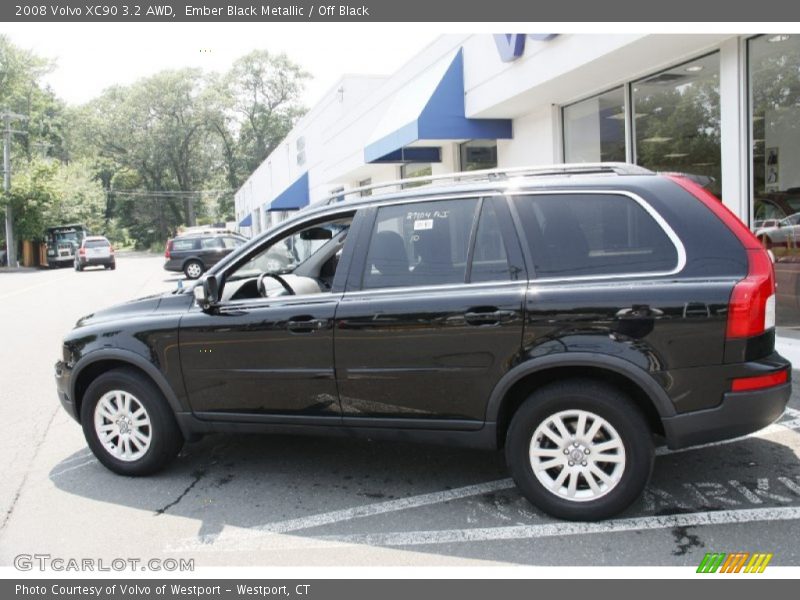 Ember Black Metallic / Off Black 2008 Volvo XC90 3.2 AWD