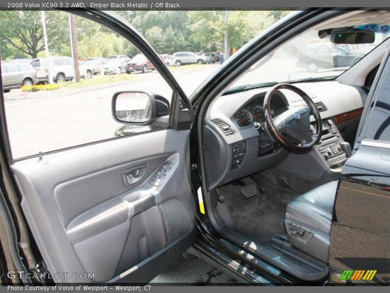 Ember Black Metallic / Off Black 2008 Volvo XC90 3.2 AWD