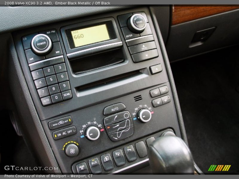 Ember Black Metallic / Off Black 2008 Volvo XC90 3.2 AWD