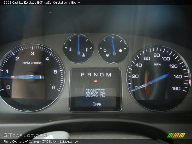 Quicksilver / Ebony 2008 Cadillac Escalade EXT AWD