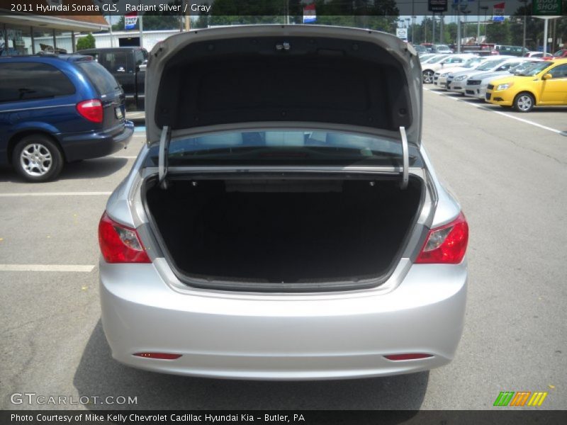 Radiant Silver / Gray 2011 Hyundai Sonata GLS