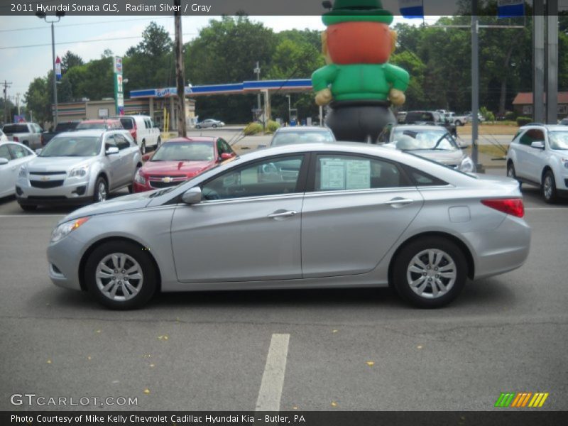 Radiant Silver / Gray 2011 Hyundai Sonata GLS