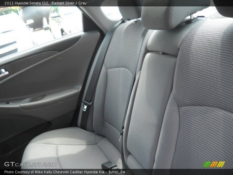 Radiant Silver / Gray 2011 Hyundai Sonata GLS