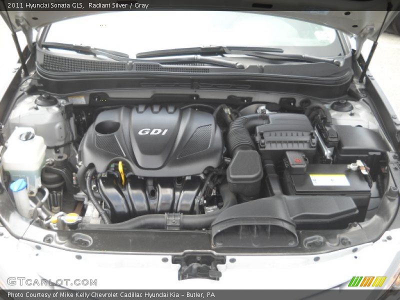 Radiant Silver / Gray 2011 Hyundai Sonata GLS